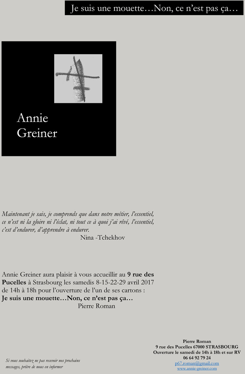 Autoportrait Annie Greiner - Exposition partie 7-1