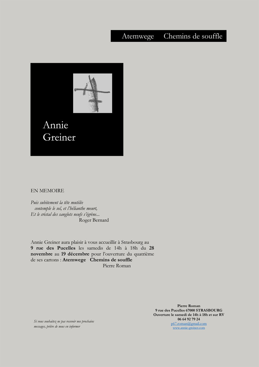 Autoportrait Annie Greiner - Exposition partie 4-1