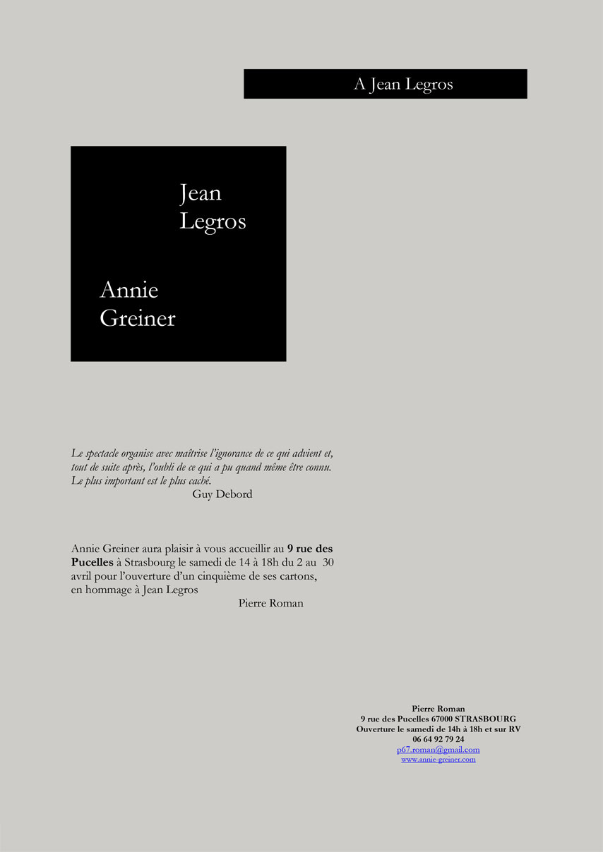 Autoportrait Annie Greiner - Exposition partie 5-1